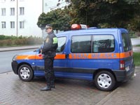 radiowóz żyrardowskiej Straży Miejskiej