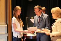 Wręczanie zaświadczeń o wyborze członkom Samorządów Mieszkańców kadencji 2015 - 2019.