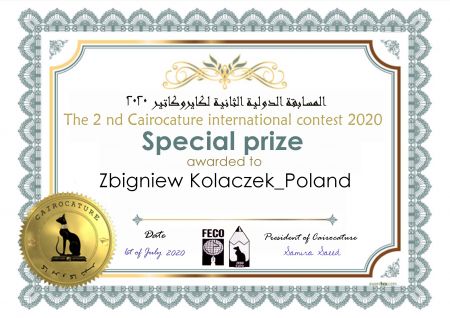 dyplom_Zbigniew Kolaczek_Poland_Cairo 2020
