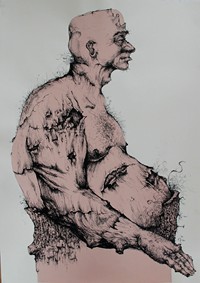 Bartosz Sobolewski. Bez tytułu, sitodruk