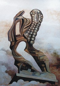 Zbigniew Osiński. Anioł, akwarela