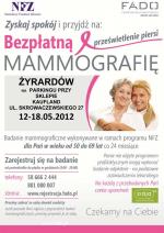 Bezpłatne badania mammograficzne