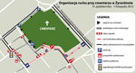 Zmiany w organizacji ruchu wokół cmentarza