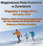 Biegówkowa Masa Krytyczna w Żyrardowie