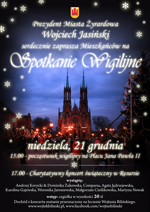 Spotkanie wigilijne na Placu Jana Pawła II