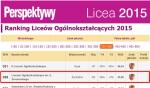 LO im. S. Żeromskiego coraz wyżej w rankingach