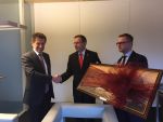 100. rocznica nadania Miastu Żyrardów praw miejskich tematem rozmowy Prezydenta z Ambasadorem Francji