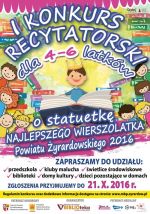 ,,Wierszolatek” – konkurs recytatorski dla najmłodszych