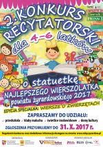 Biblioteka zaprasza dzieci do udziału w konkursie recytatorskim